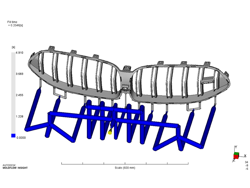 寶馬8系 格柵內圈/BMW 8 Kidney Grille inner