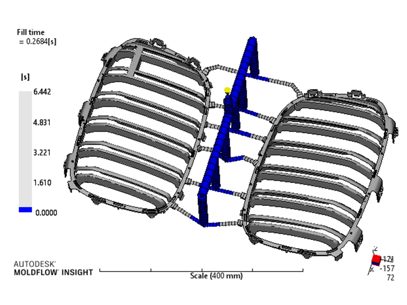 寶馬X3 格柵內圈/BMW X3 Kidney Grille inner